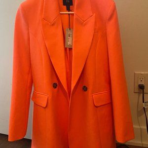 Tangerine River Island Blazer, Size UK 8